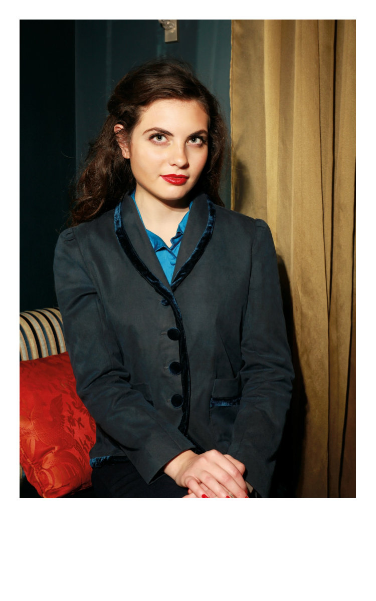 Waxed Cotton Blazer